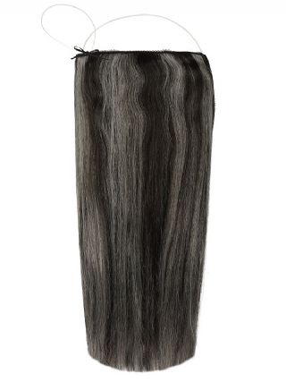 The X-Treme Salt & Pepper #5AA/Silver Hair Extensions